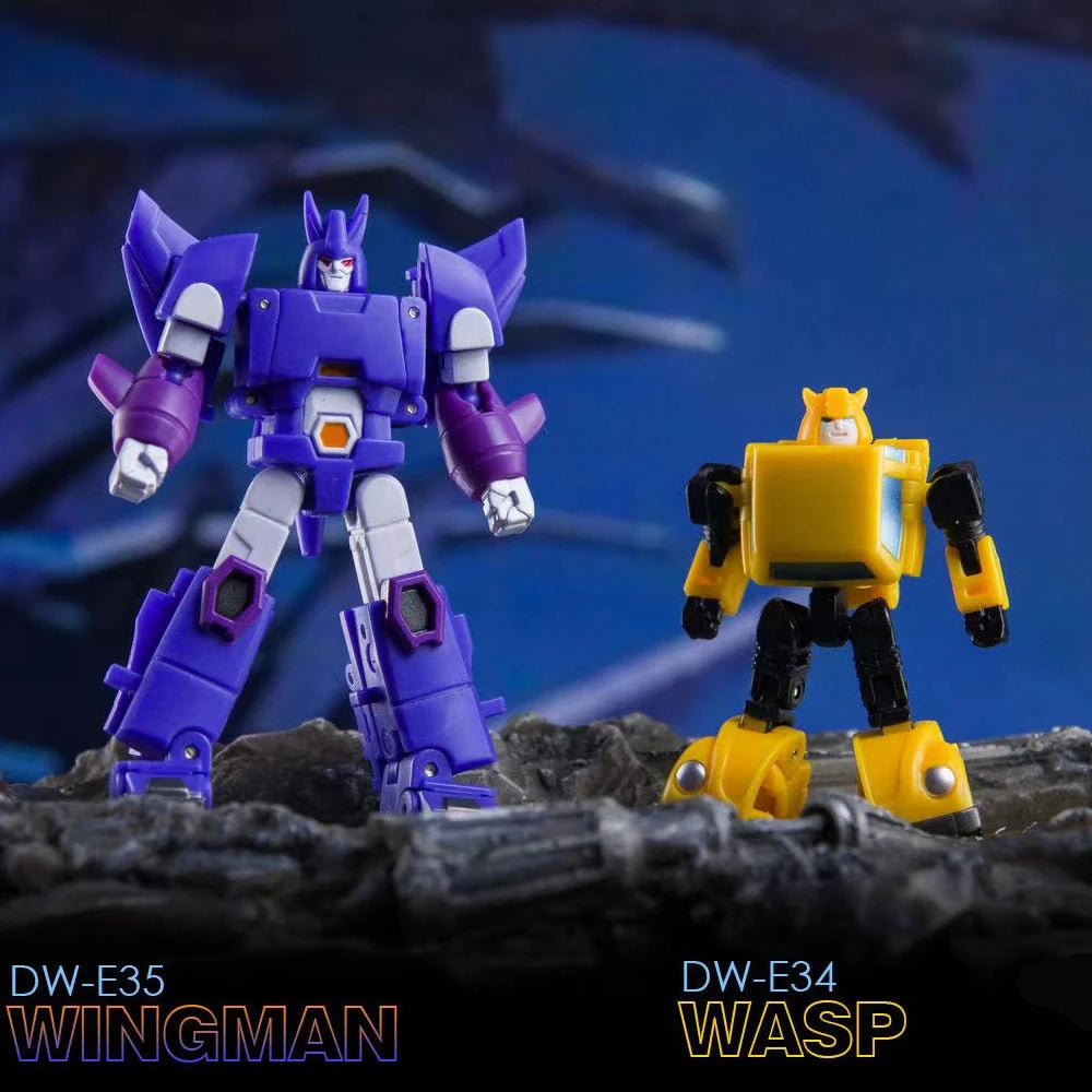 New Transformation Toys DR. WU Toys DW-E35 Wingman DW-E34 Wasp Set Action Figures Collections in Stock