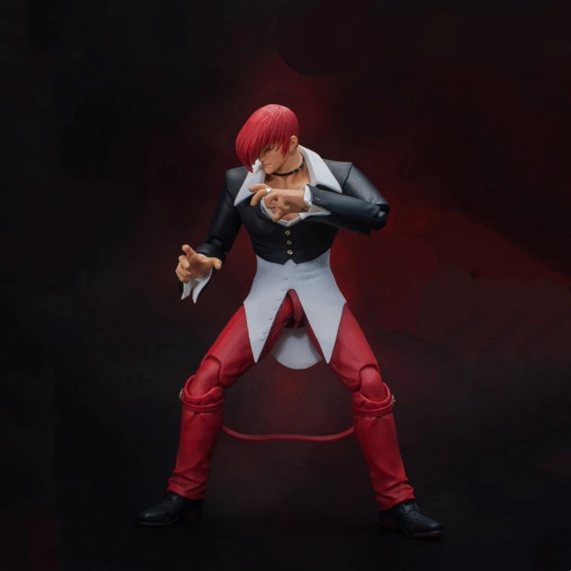 19cm Kof Mai Kyo Kusanagi Iori Yagami Multiple Accessories Game Figure Model Statue Collection Desktop Decoration Ornament Toys