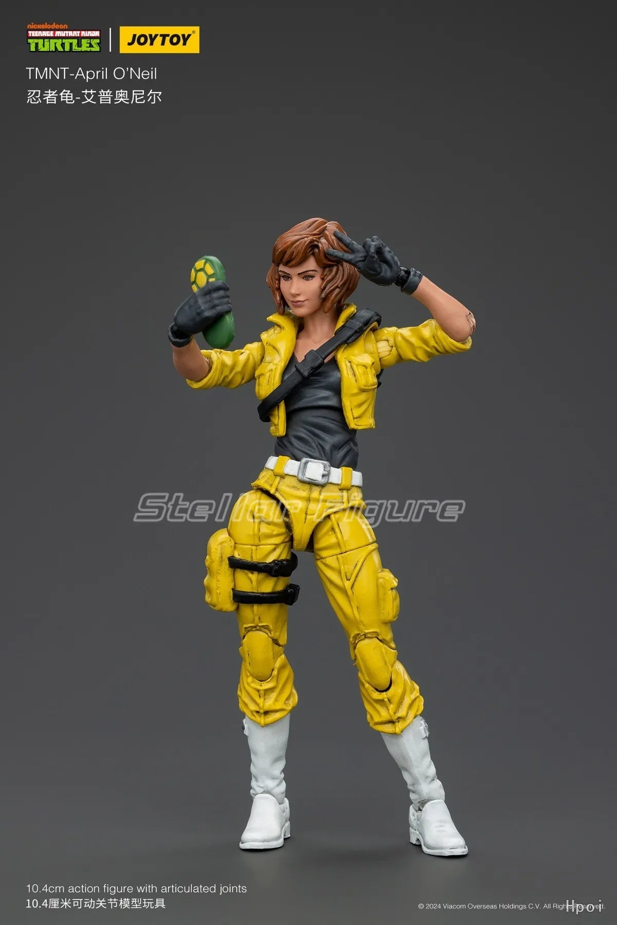 【SF】JOYTOY 1/18 Action Figure TMNT-April O Neil Model Gifts Collection Ornaments