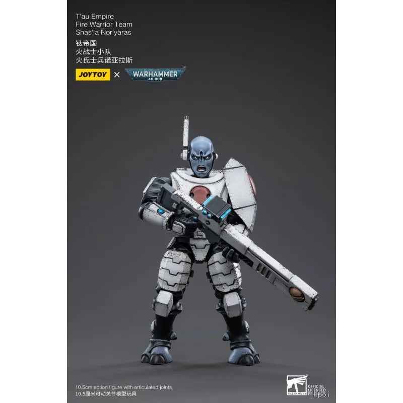 [In Stock] JOYTOY Original 40K1/18 Mobile Doll Warhammer 40000 Titanium Empire Fire Warrior Quartet Mobile Joint Model Toy Gift
