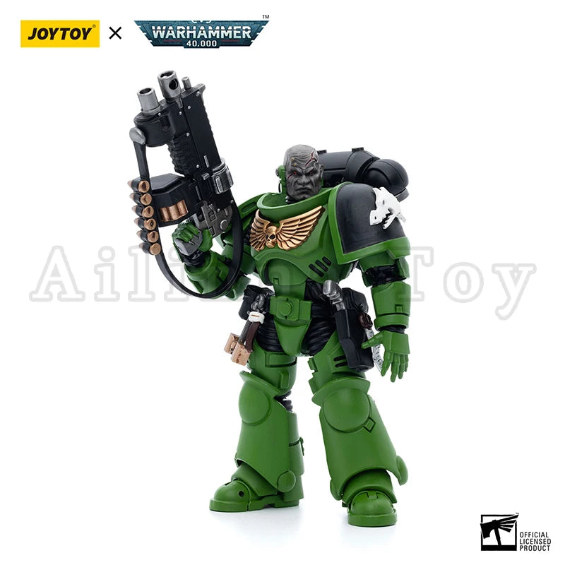 JOYTOY 1/18 Action Figure 40K Salamanders Intercessors Anime Military Model