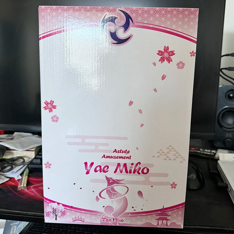 Genshin Impact Figure Yae Miko Anime Figures Kawaii Girl Anime Peripheral Statue Collectible Customized Model Desk Decor Gift