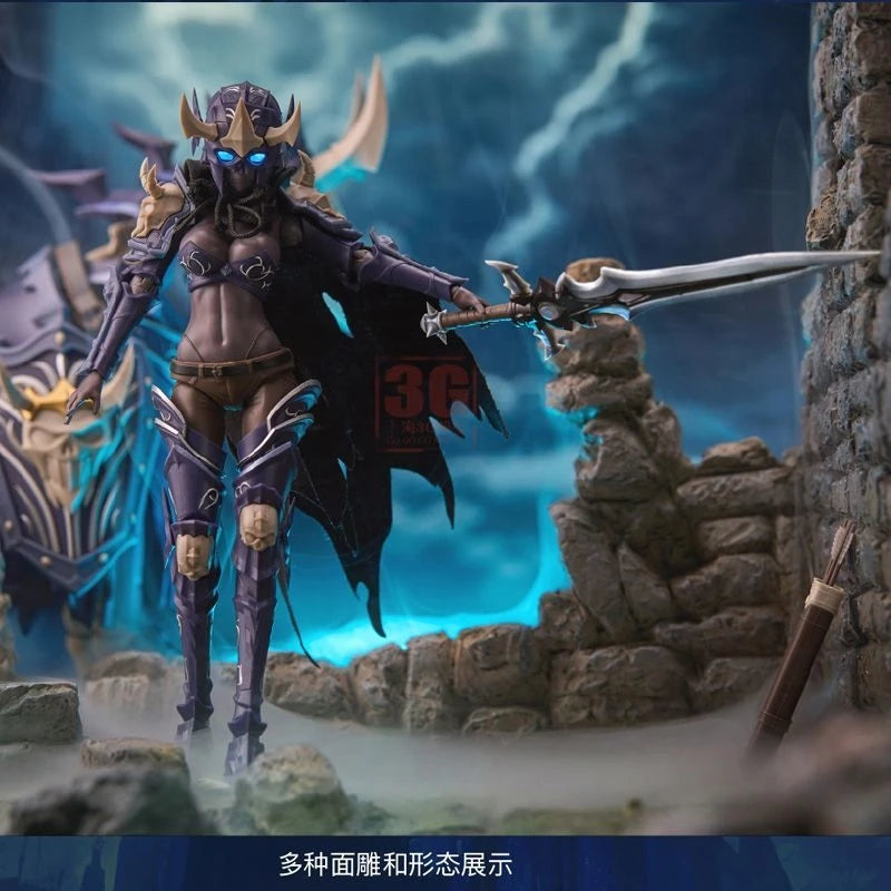 inventory Border Model 1/12 Hell Knight Death Knight Hill Machine Mother Joint Mobile Assembly Model Children'S Toy Gift