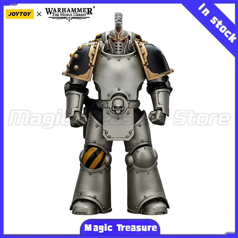 【MT】JOYTOY 1/18 Action Figure Warhammer 40K Iron Warriors Command Squad Choosen with Legion Standard Model Toys