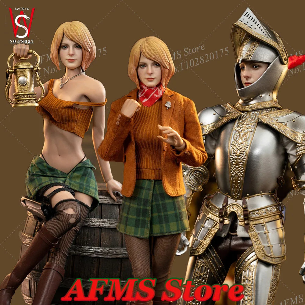 FS057 FS058 1/6 Scale Collectible Figure Ashley Graham dolls Movable Eyes Normal/ Armor Ver 12" Female Soldier