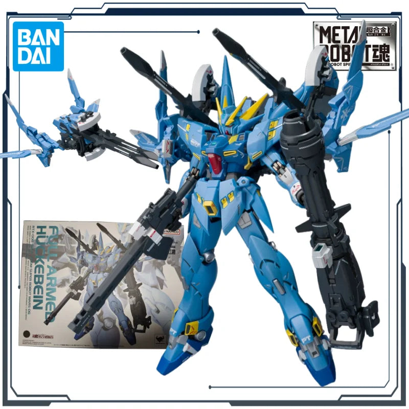 BANDAI Original METAL ROBOT SPIRITS (Ka Signature)＜SIDE OG＞ Fully Armed Huckebein Mech Product Figure Toys for Boys Gifts