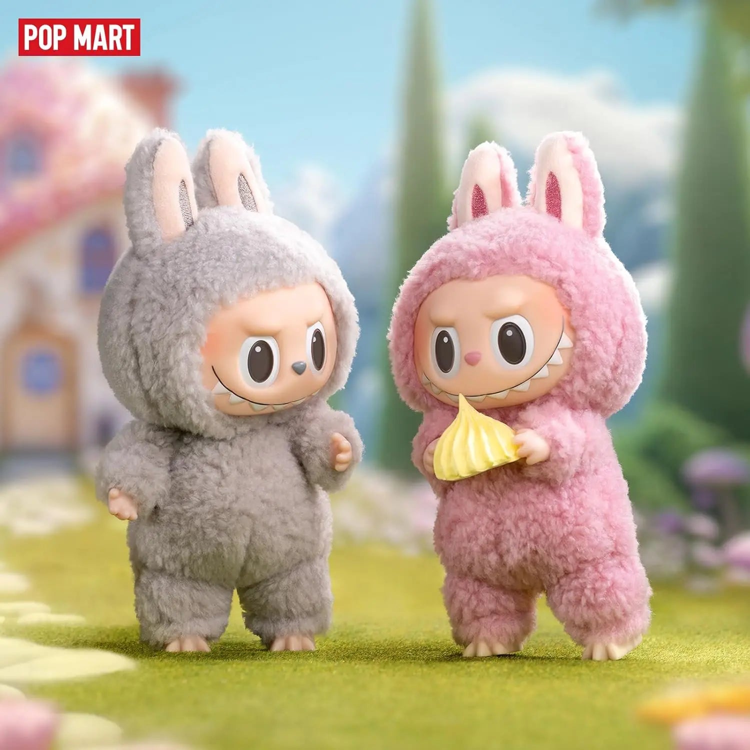 POP MART labubu Doll The Monsters Tasty Macarons Blind Box Random Vinyl Figure Cute Food Theme Collectible Toy Gift 