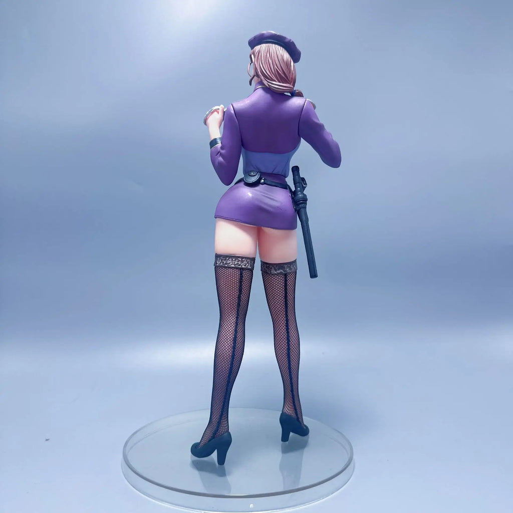 Oda Non Anime Figure Akiko Police Woman Pvc Statue Desktop Ornament Car Decor Computer Case Display Collectible For Adult