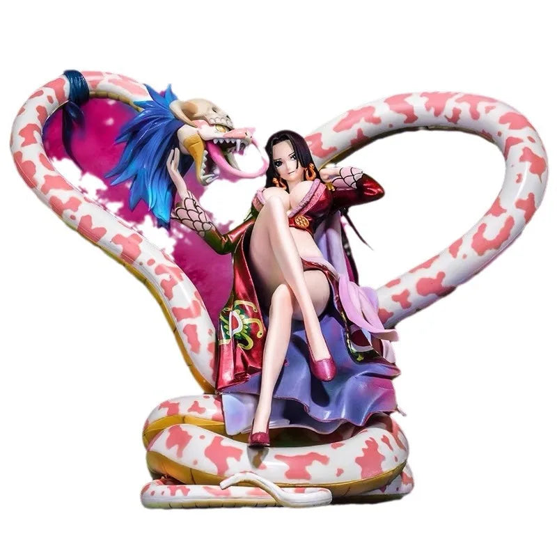 Neue 21 cm große One Piece Anime-Figur Boa Hancock Actionfigur aus PVC, Sammlerstück, Dekoration, Modellpuppe, Spielzeug für Kinder, Geburtstagsgeschenk
