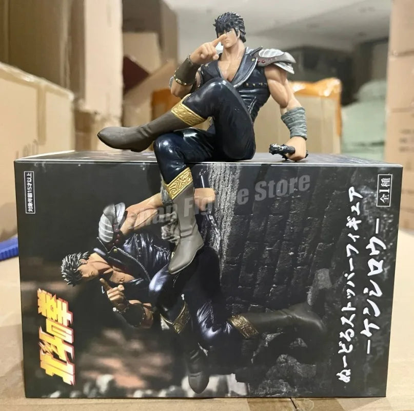 Fist of the North Star Action Figure Kenshiro Figure Car Ornaments PVC Collection 13cm Anime Ken Noodle Stopper Model Toys Gifts