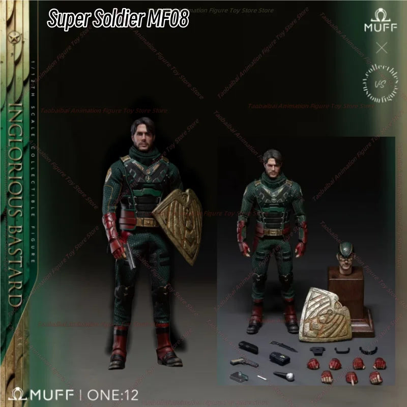 MUFF V.collectibles 1/12 Super Soldier MF08 High Quality Action Figure Gift Collection