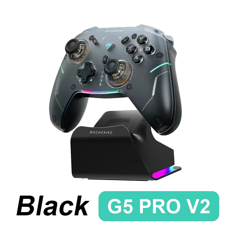 Machenike Gamepads G5 Pro V2 Controller Three-Mode Game Collection Edition Hot Swap Hall Rocker Bluetooth Trigger Vibration Gift