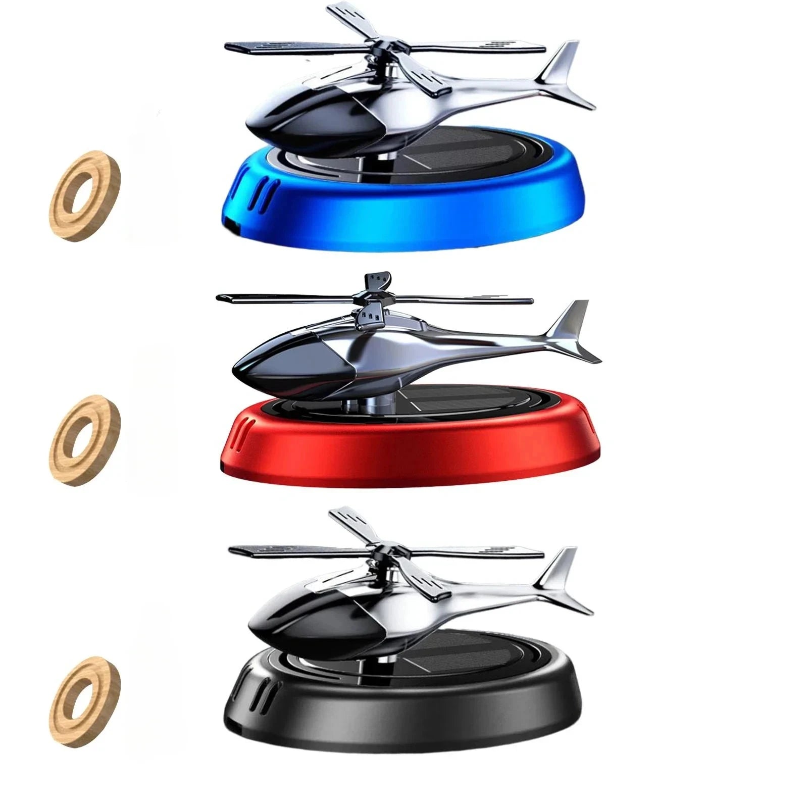 Solar Aircraft Car Decoration Ornaments Car Interior Accessories Desktop Ornament Gift For Woman, Man, Car Enthusiast