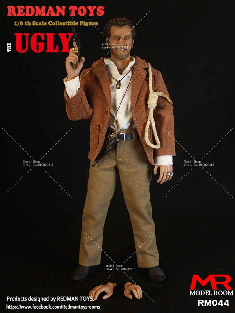 REDMAN TOYS RM042 RM043 RM044 1/6 The Western Cowboy GOOD BAD UGLY Action Figure 12'' Male Soldier Figure Collectible Model Toy