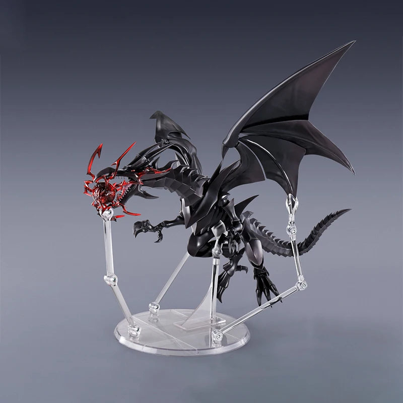 Bandai original box S.H.MonsterArts SHM Red Eyes Black Dragon Action Anime Figure model kit Assembly toy gift for kids