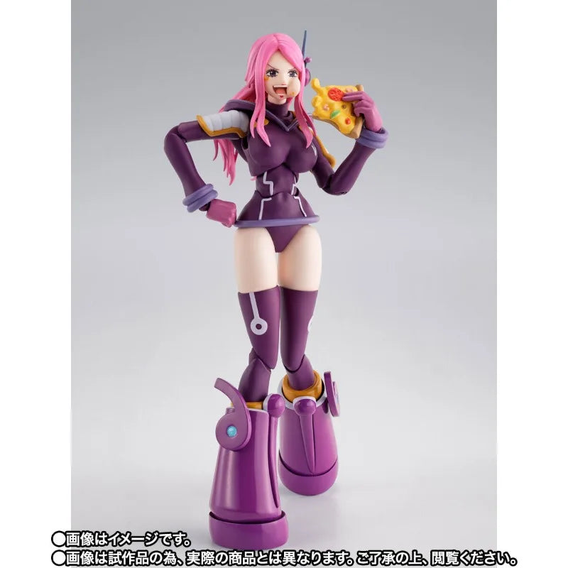 Bandai Genuine SHF ONE PIECE JEWELRY BONNEY -FUTURE ISLAND EGGHEAD- Anime Action Figure Collectible Model Toys Gift Children Kid