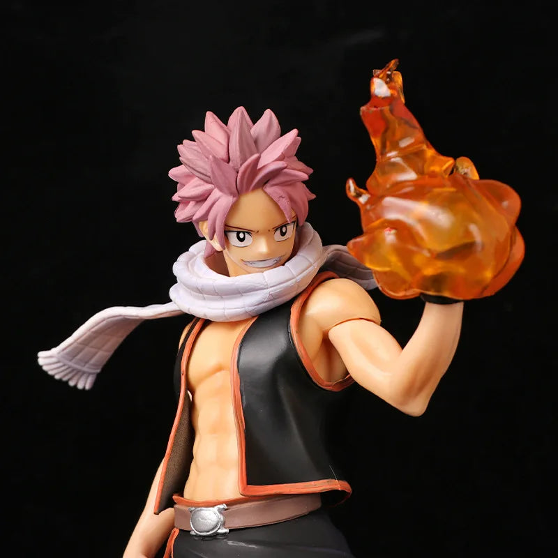 23CM Аниме FAIRY TAIL Etherious Natsu Dragneel Резервна ръка Пламък Специални ефекти Част Постоянен Модел Играчка Подарък Фигурка