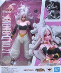 In stock Bandai Shf  Android 21 S.h.figuarts Genuine Collectible Action Figure Anime Model Toys Gift SSWW2