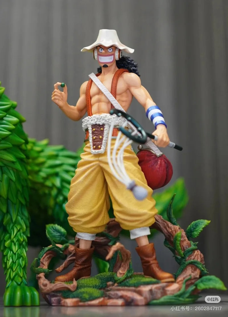 25 cm große Anime One Piece Actionfigur Usopp „Zwei Jahre später“ aus PVC, Sammlerpuppe, One Piece Usopp Figuren, Modellspielzeug, Geschenk für Fans