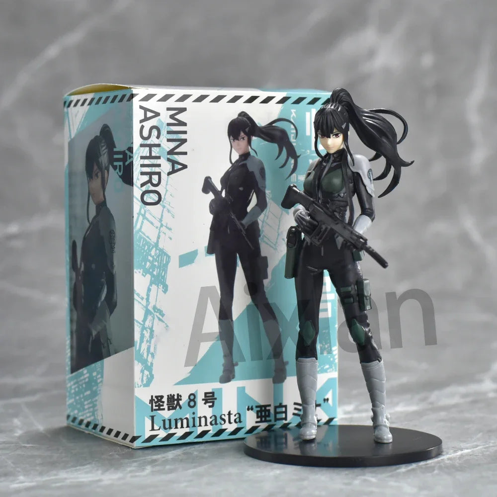 Aixlan Kaiju Nr. 8 Figur Ashiro Mina 18 cm Kaiju PVC Actionfigur Amine Thanksgiving Geschenk Sammlerfigur