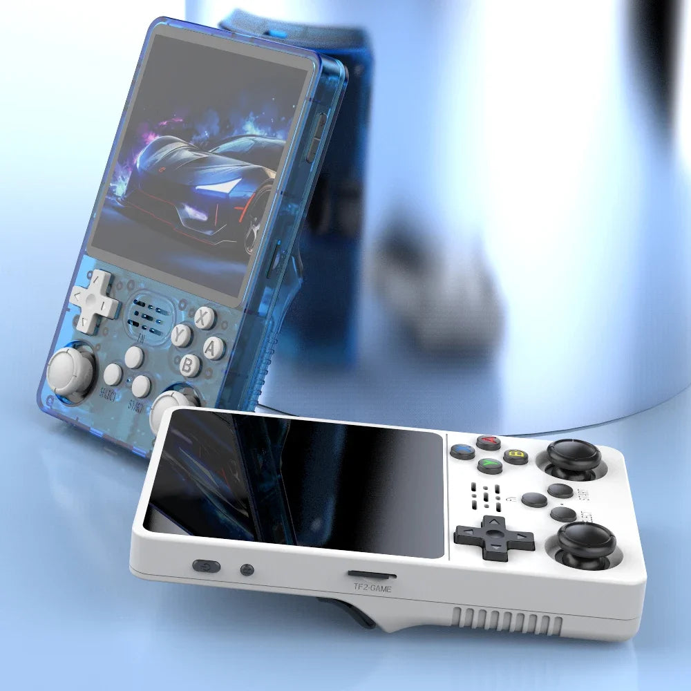 R36 Plus Retro Handheld Game Console Linux 64-bit System 4" IPS Screen RK3326