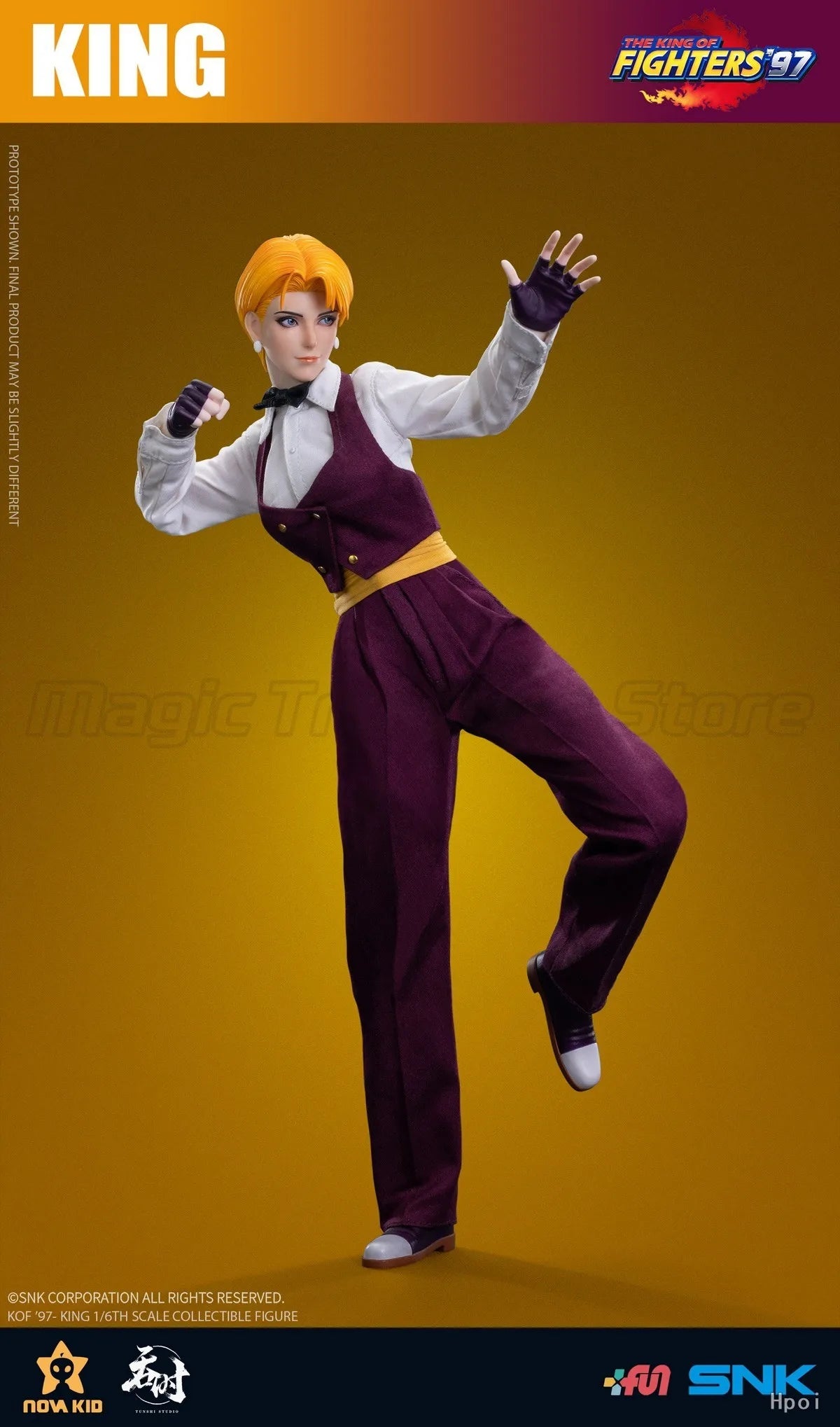 【MT】Original Tun Shi Studio THE KING OF FIGHTERS '97 King 1/6 Action Figure Model Toys Gifts