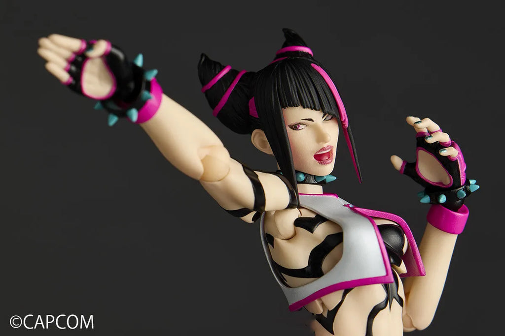 TYCTOYS Originate Kaiyodo Han Juri Movability Model Toys Revoltech AMAZING YAMAGUCHI SF6 Model Action Figure Toys