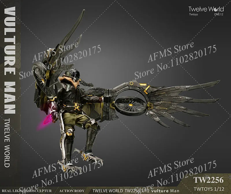 TWTOYS TW2256 1/12 Scale Collectible Figure Vulture Warrior The Amazing Spider-Man Villain Full Set 6Inch Men Soldier Model Toys