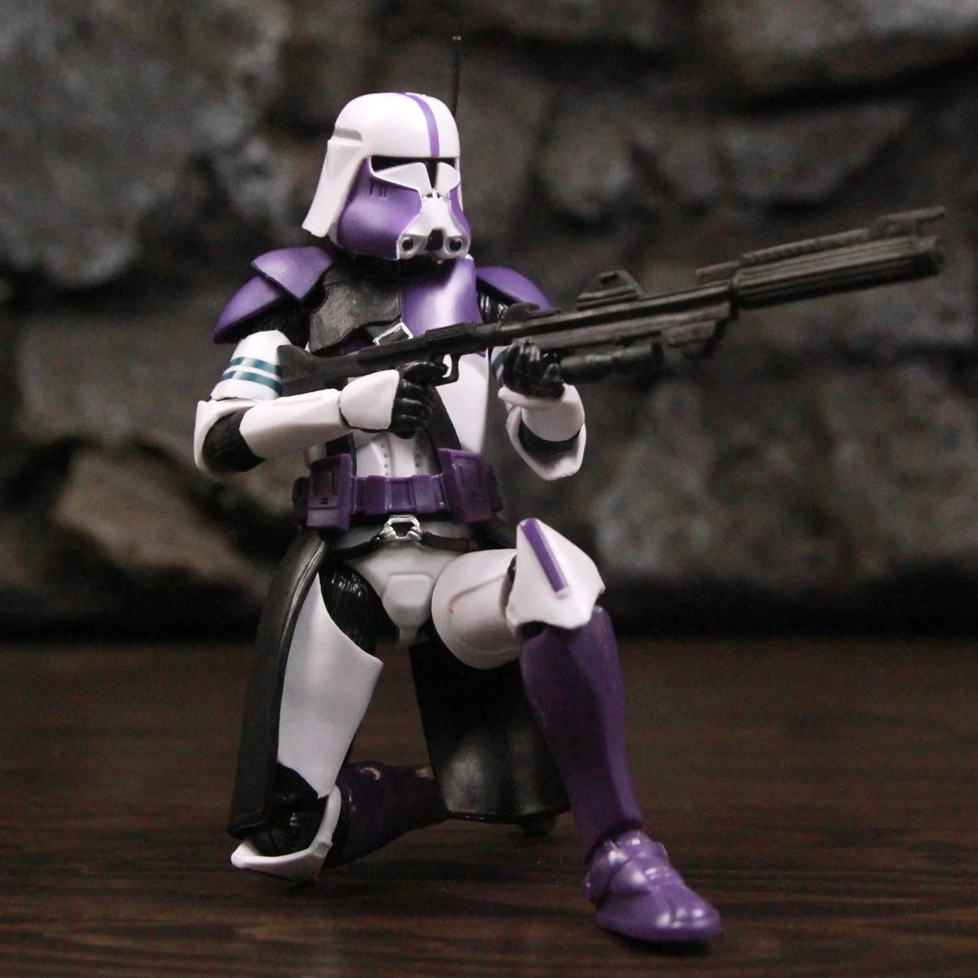 New Body 187th Legion Purple Phase II P2 ARF Trooper Commander Scout 6" Action Figure Mace Windu Republic Grand Army Clone Toys