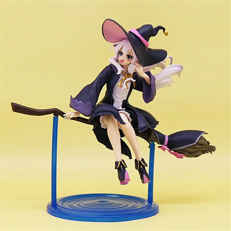 19cm Elaina Anime Figure Wandering Witch: The Journey of Elaina Action Figure Witch Figurine Collection Model Toy Halloween Gift