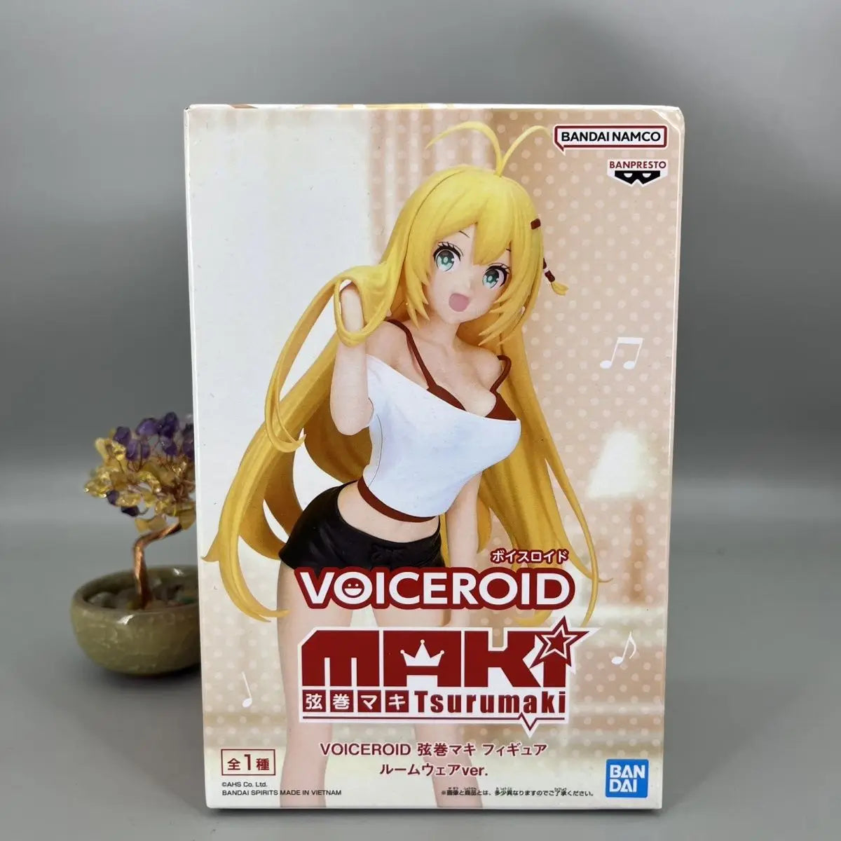 In Stock BANDAI Genuine Banpresto VOCALOID Yuzuki Yukari Tsurumaki Maki Kizuna Akari Anime Action Figure Collectible Model Toys
