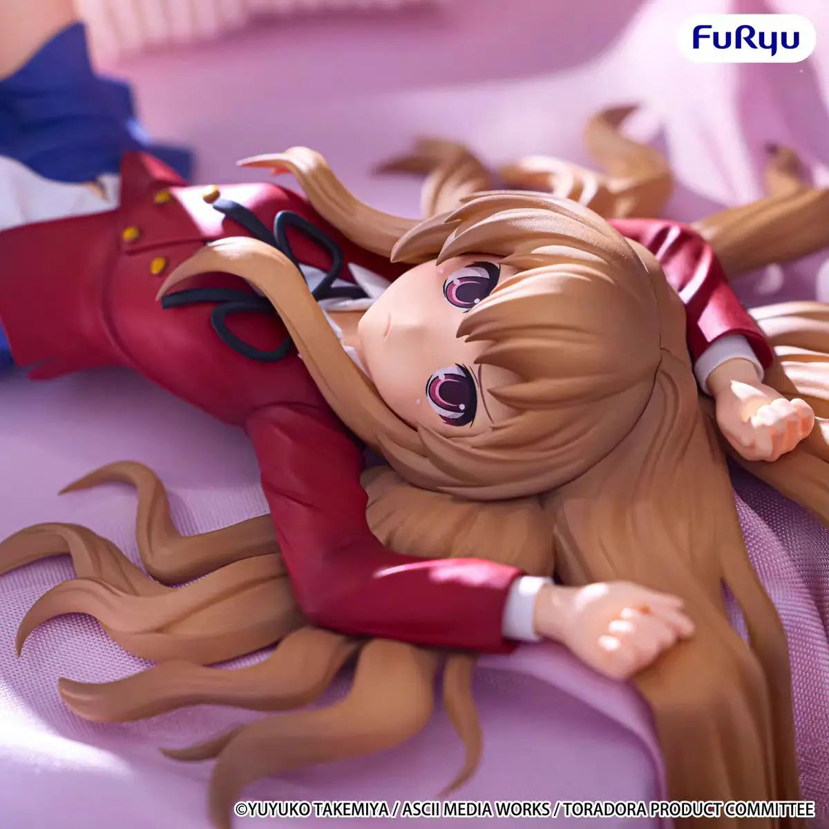 Original FuRyu Noodle Stopper Figure Toradora! Aisaka Taiga Anime Figures Action Figure Model Toy Figurine