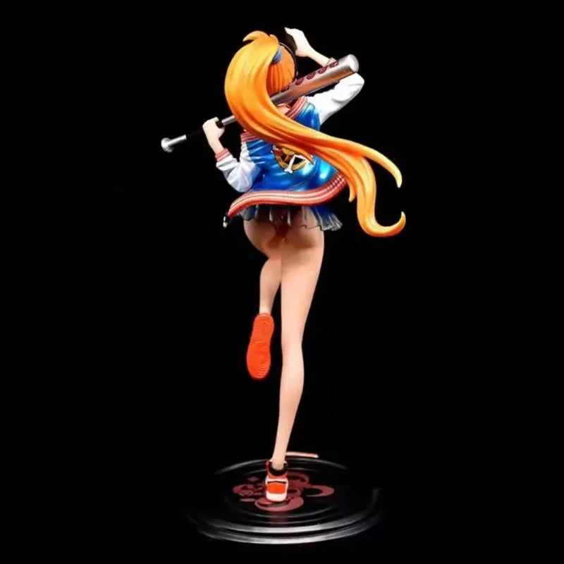 33 cm Anime One Piece Nami Puppe Handgefertigte PVC Sammlerstück Desktop Dekoration Statue Modell Puppe Spielzeug Geschenk Ornamente