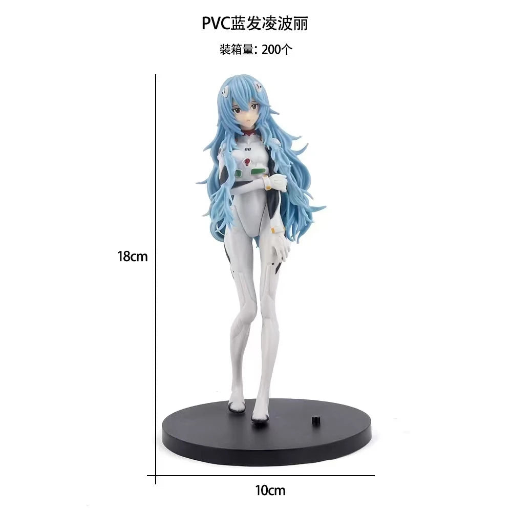 New Century Evangelion Anime Accessories Mech Asuka GK Handmade Pretty Girl Statue Trendy Play Gift High Quality