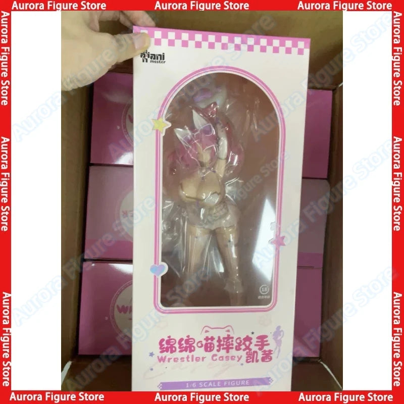 In Stock 100% Original AniMester 1/6 Mianmian Meow Wrestler Casey Sexy Girl Doll Figure Anime Figures Toys Models PVC Gifts