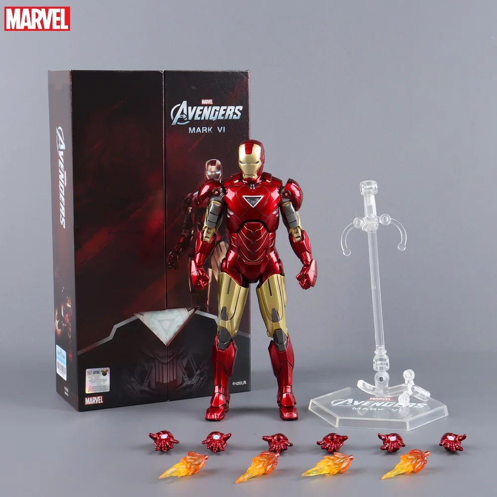 ZD Toys Iron Man Action Figure Iron Patriot MK1-7 MK17 MK33 MK85 MK30 War Machine Legends Avengers Tony Stark Collect Toy Gift