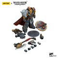 【MT】JOYTOY Warhammer 40K Space Wolves Legion Praetor with Power Axe and Combat Shield 1/18 Action Figure