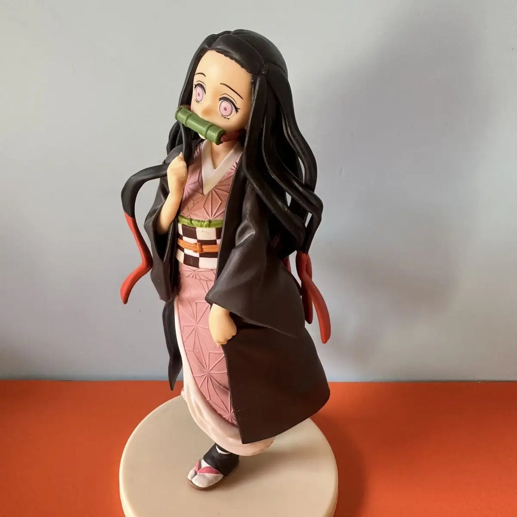 Kamado Nezuko Фигурки Аниме Demon Slayer PVC Орнаменти Kimetsu no Yaiba Модел Комплекти Играчки Миниатюри Гаражни комплекти Фигурка