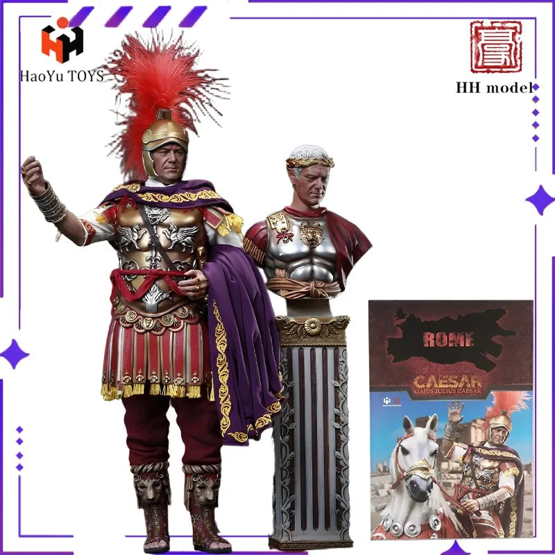 HHMODEL X HAOYUTOYS Original 1/6 Empire Legion Caesar Alloy Finished Product Movable Doll Soldier Model Toy Ornament Collection