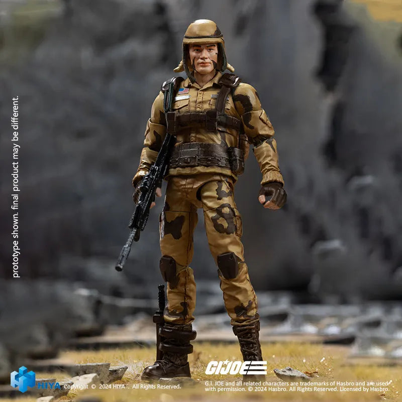 1/18th HIYA EMG0365 Male Soldier Doll Full Set Moveable Action Figure About 10.5CM with Platform Gift For Fans Collect