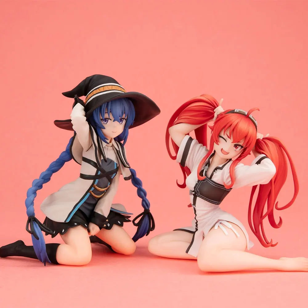 9CM Anime Mushoku Tensei II ~ Isekai Ittara Honki Dasu Figur Eris Greyrat Kniend Anime Modell Spielzeug Geschenke Sammlung Dekoration