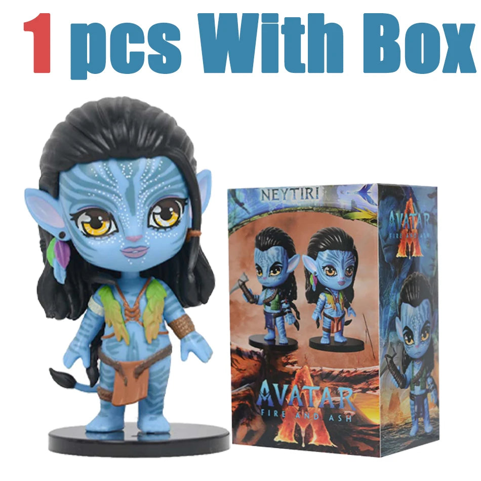 Avatar 2 Neytiri & Jake Sully PVC Figure Model Small Statues Collectibles Desktop Decorations Doll Models Decorations Gifts
