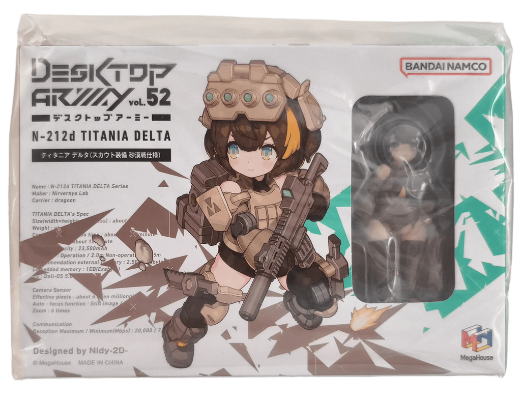 In Stock MegaHouse Desktop Army N-212d Titania Delta Desert Warrior Assembled Model Figure Movable Figure Collection Gift