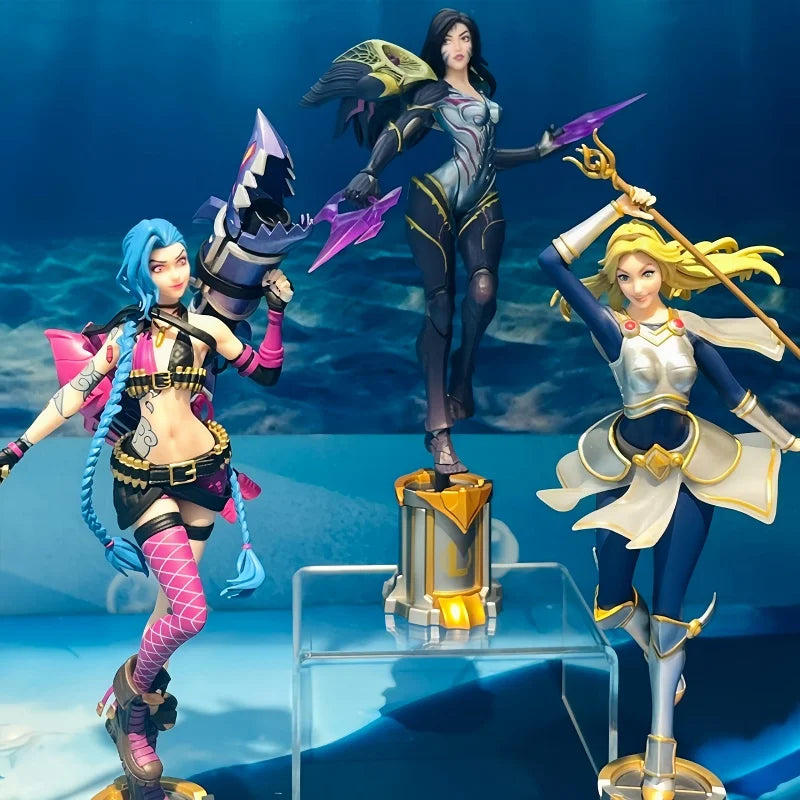 Hot League Of Legends Jinx 3d Pen Anime Figurine Official Authentic Game Periphery Desk Decoration Ornament Toys Birthday Gifts
