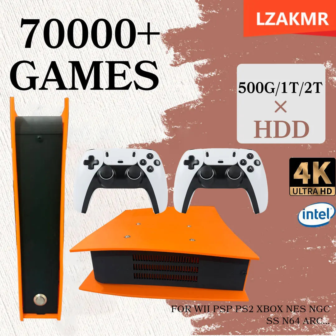 New M88 Retro Game Console 4K HD Built-in 85000+ Games 60+ Emulators for PS2 WII XBOX NGC SS N64 Up to 4 Controllers 4 Players