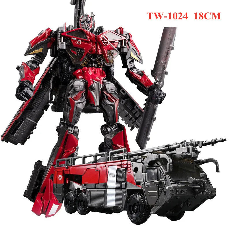 BAIWEI New 18CM Transformation Toys Movie 7 Robot Car Military Model SS56 Action Figures Classic Kids Gift TW-1028