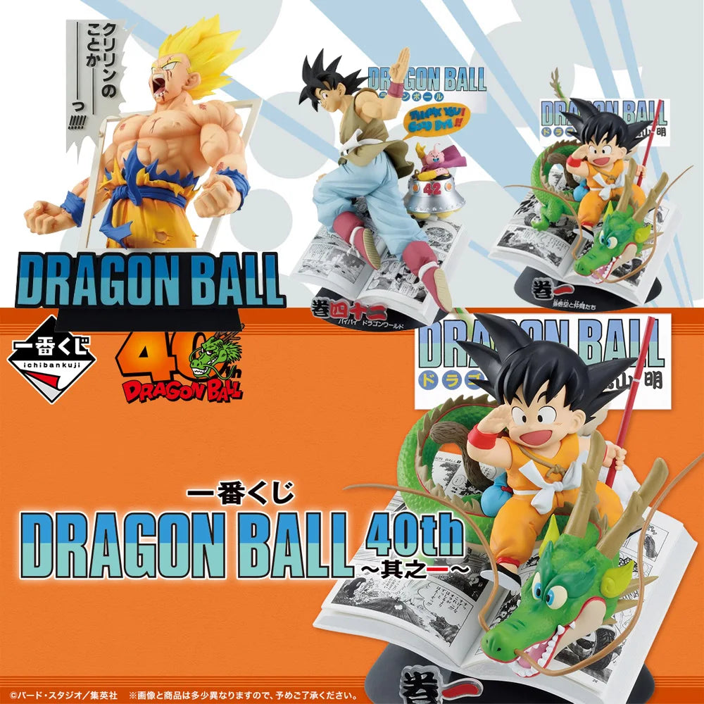 Officially Licensed BANDAI Ichiban Kuji DRAGON BALL 40th Part 1 Son Goku Figure Anime Model Toy