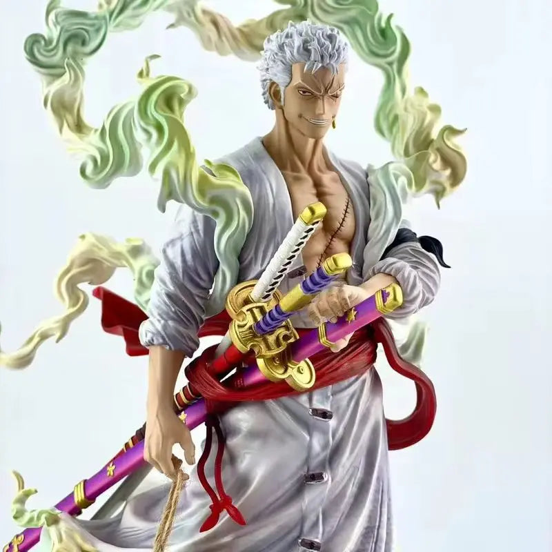 Anime One Piece Statue Nika Form Battle Figure Model Nika Zoro Action Statue Toy Doll Collection Children Birthday Gift Decorate