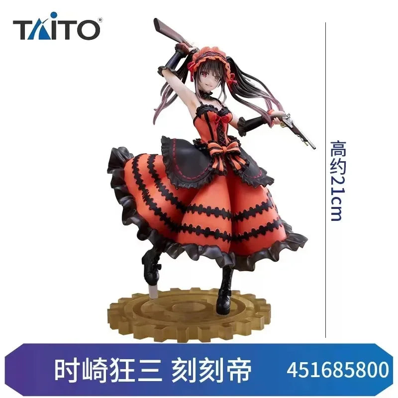В наличност Оригинална фигурка на Taito DATE A LIVE, художник MasterPiece AMP, Zafkiel Tokisaki, Kurumi Yatogami, Tohka, аниме, модел, играчки, подаръци