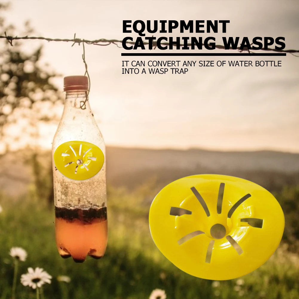 5 stücke Wespenfalle Kunststoff Wespenfänger Wiederverwendbare Gartenfalle Gartengeräte für Outdoor Indoor Hausgartenbedarf